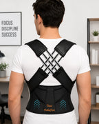 Posture Corrector Free Size Designed to provide exceptional Back Straight And Shoulder Support Belt