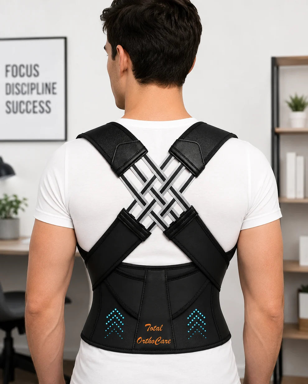 Posture Corrector Free Size Designed to provide exceptional Back Straight And Shoulder Support Belt