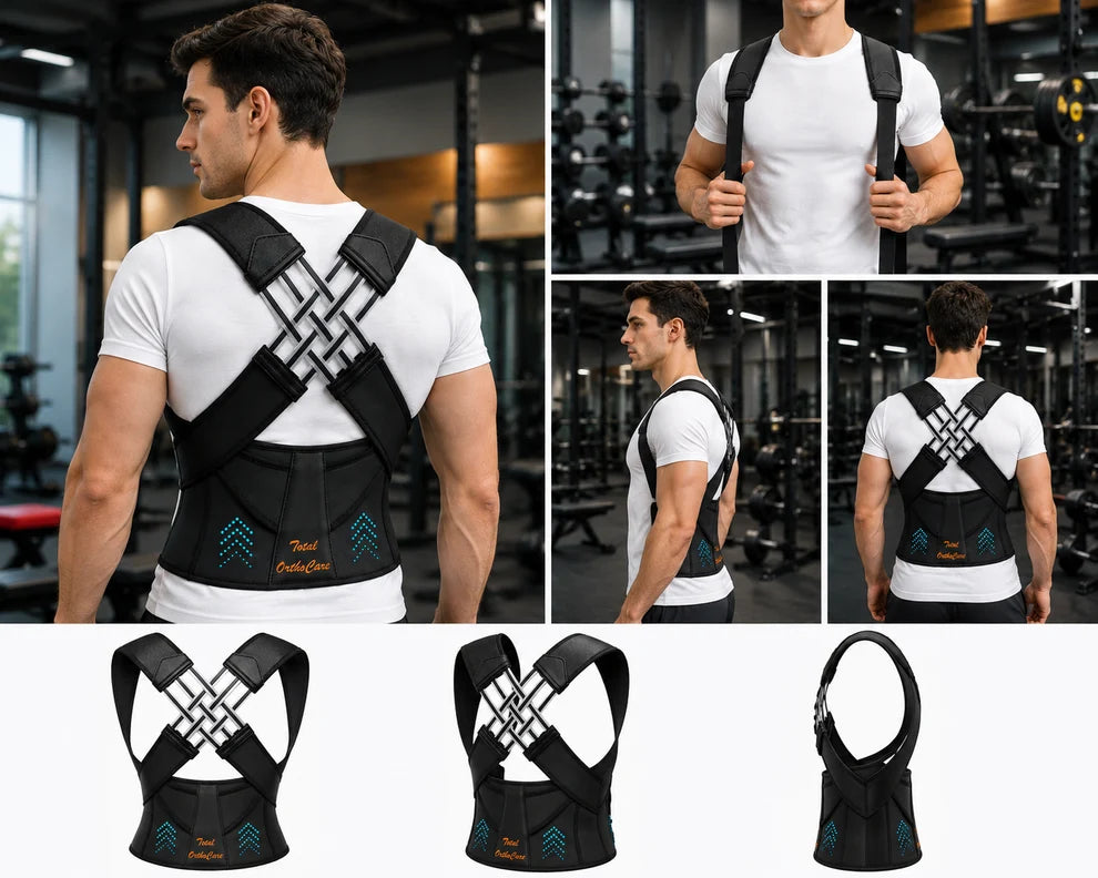 Posture Corrector Free Size Designed to provide exceptional Back Straight And Shoulder Support Belt