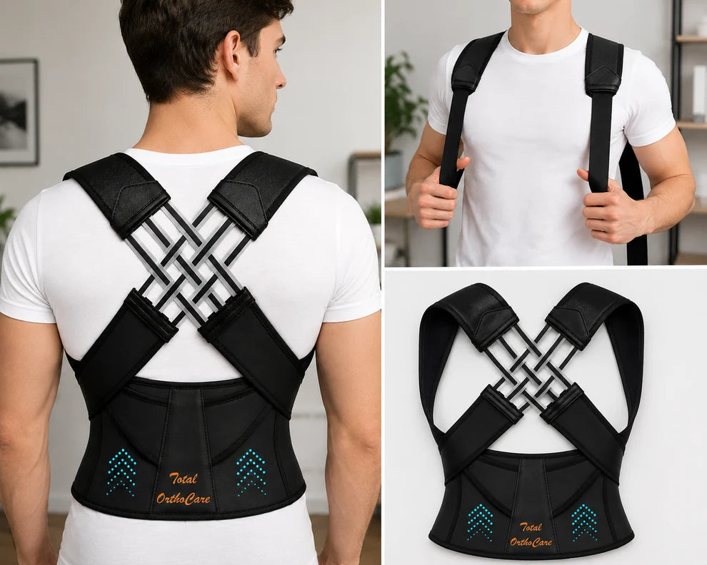 Posture Corrector Free Size Designed to provide exceptional Back Straight And Shoulder Support Belt