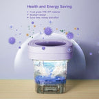 🧺 Foldable Mini Washing Machine – Compact, Powerful & Easy to Use