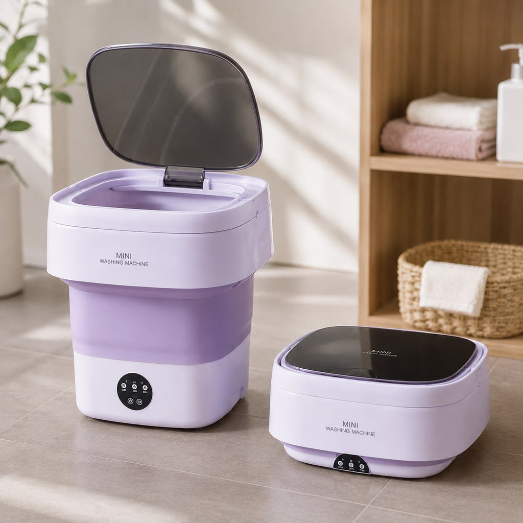 🧺 Foldable Mini Washing Machine – Compact, Powerful & Easy to Use