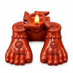 🪔 PACK OF 2 LAXMI CHARAN DIYA PAIR 🪔 | Decorative Set for Diwali & Pooja ✨