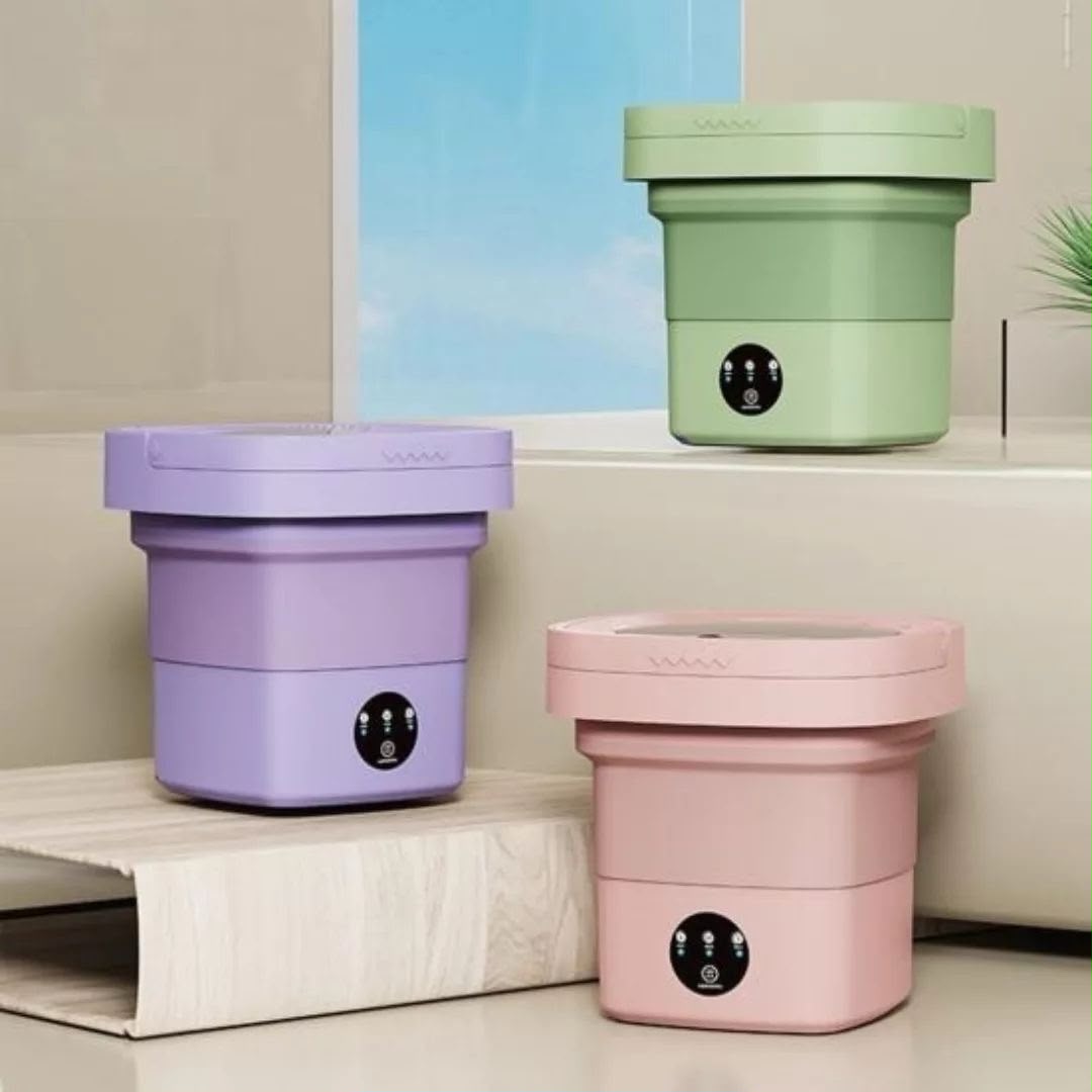 🧺 Foldable Mini Washing Machine – Compact, Powerful & Easy to Use