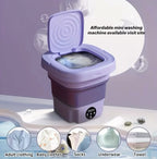 🧺 Foldable Mini Washing Machine – Compact, Powerful & Easy to Use