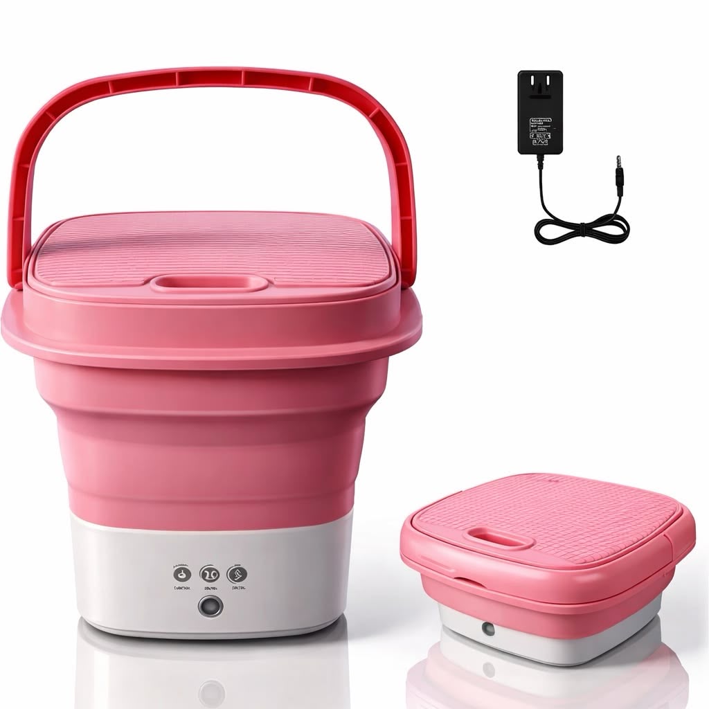 🧺 Foldable Mini Washing Machine – Compact, Powerful & Easy to Use