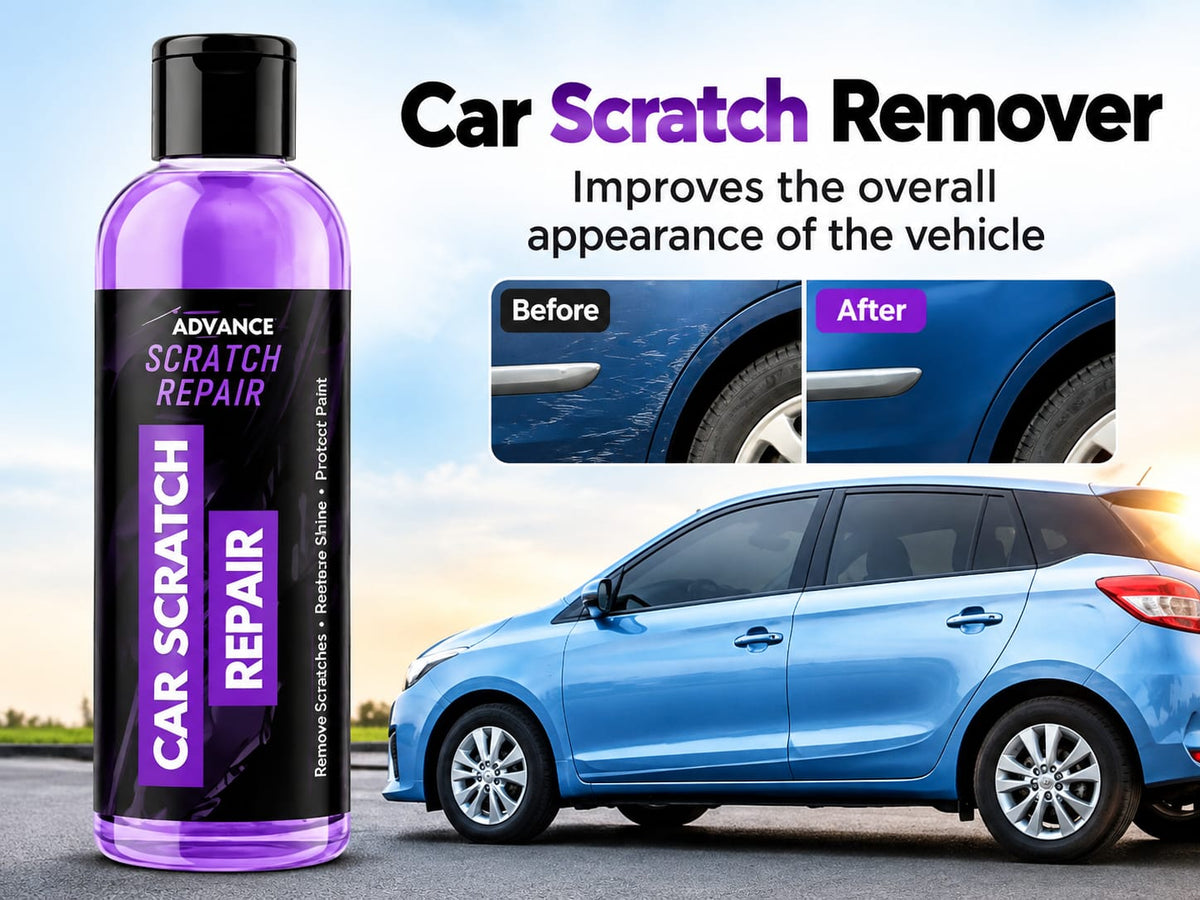 Advanced Car Scratch Repair Liquid – Professional Scratch & Swirl Remover | Pack of 2