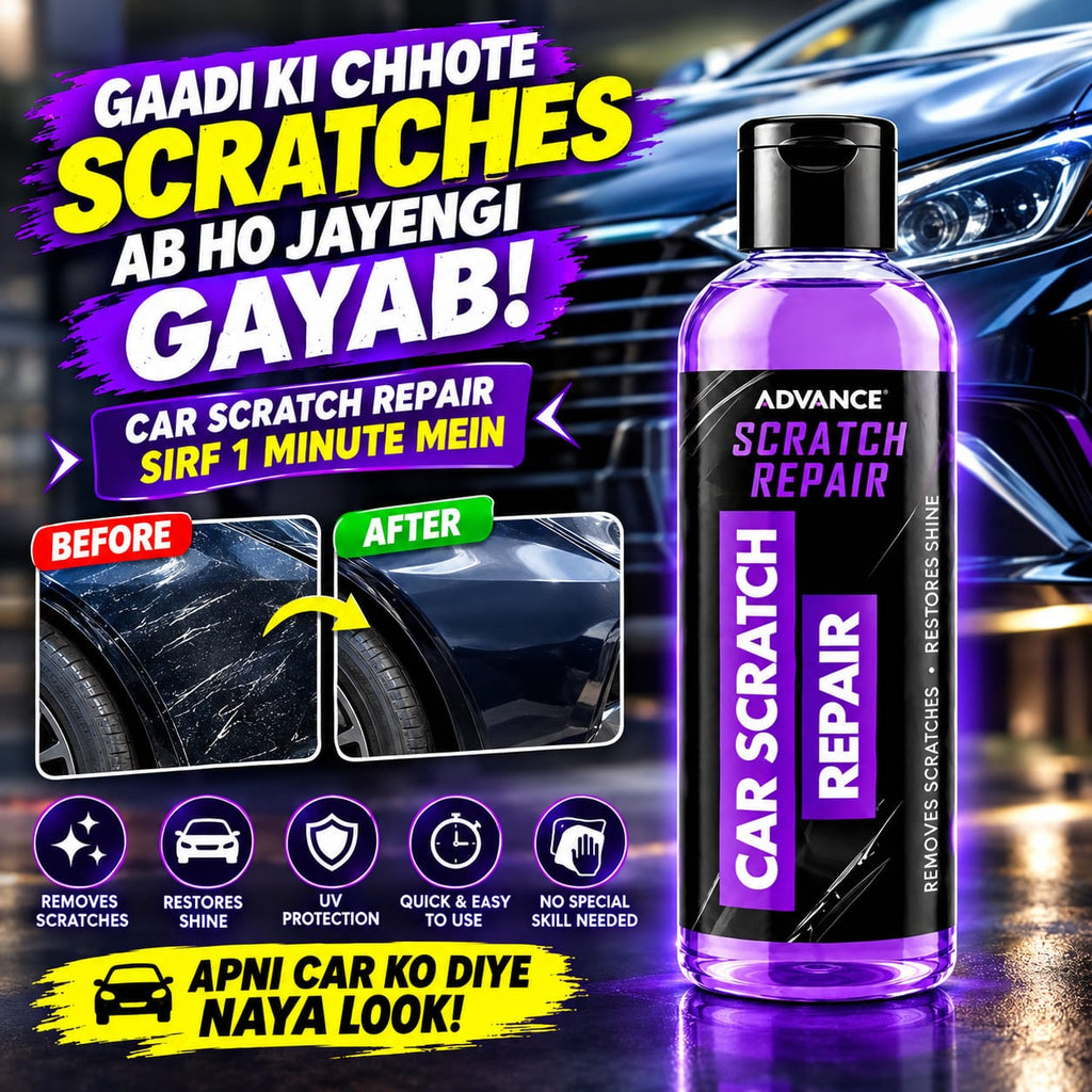Advanced Car Scratch Repair Liquid – Professional Scratch & Swirl Remover | Pack of 2